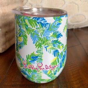 Lilly Pulitzer Keep Palm Travel Tumbler